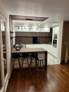 découvrez une cuisine épurée à bagneux, alliant design moderne, matériaux de qualité et fonctionnalité pour un espace élégant et convivial.