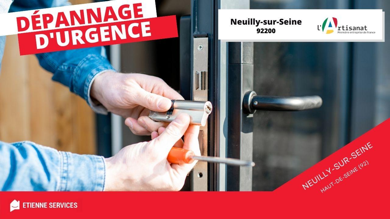 besoin d'un serrurier en urgence à neuilly ? intervention rapide 24h/24 et 7j/7 pour dépannages, ouvertures de porte et remplacement de serrures. devis gratuit.