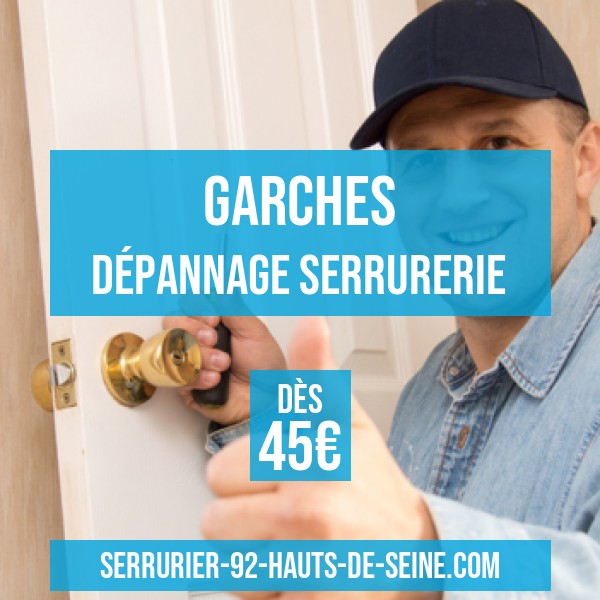 besoin d'un serrurier en urgence à garches ? intervention rapide 24h/24 et 7j/7 pour ouverture de porte, changement de serrure et dépannage. appelez un professionnel fiable et qualifié à garches dès maintenant !