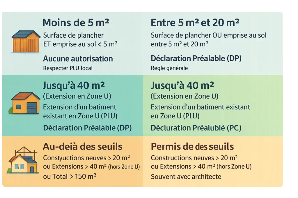 découvrez les différences entre le permis de construire et la déclaration préalable : quelles démarches choisir pour vos travaux, conditions, délais et conseils pour réussir votre projet immobilier.